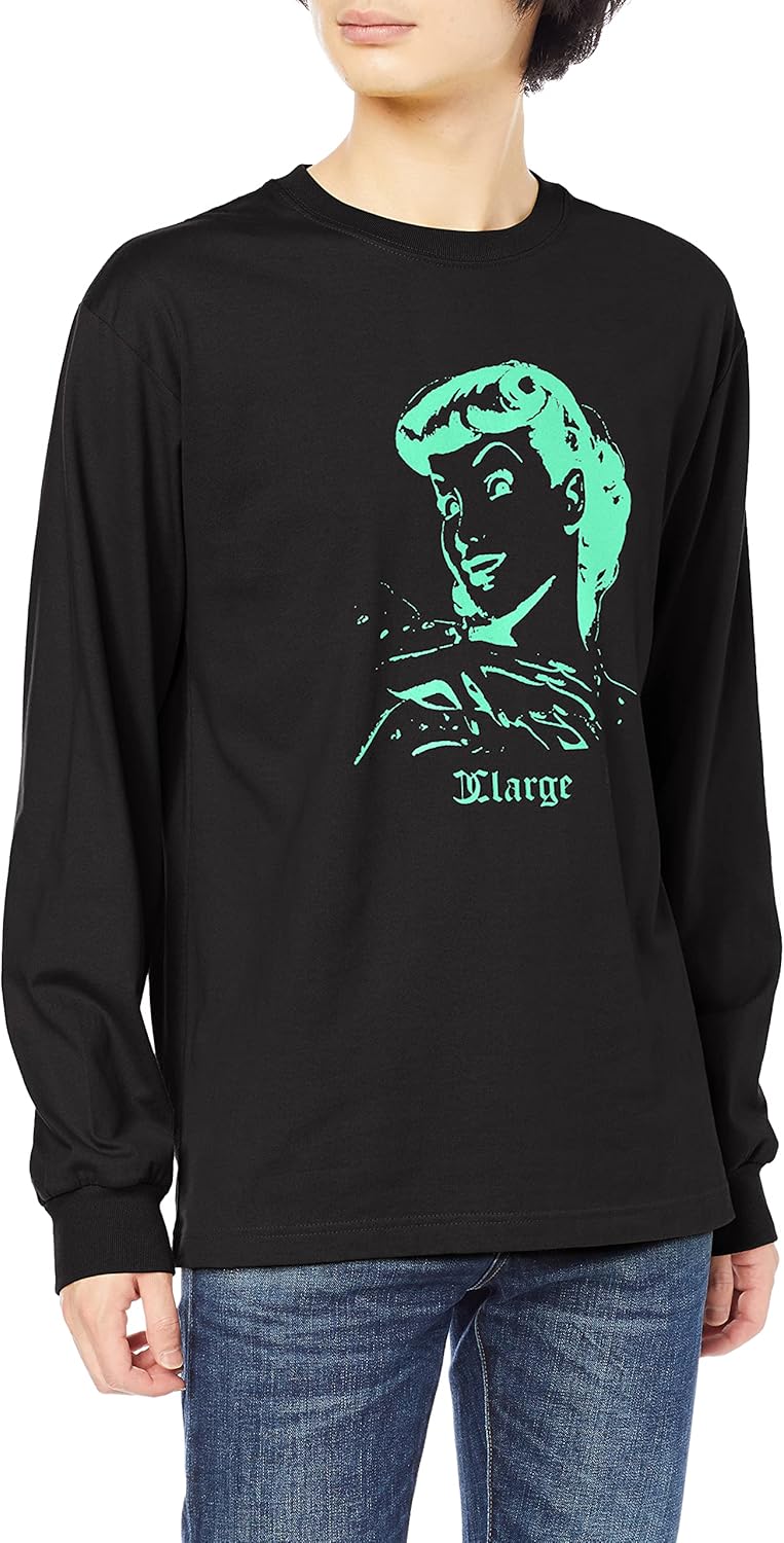 

Мужская футболка с длинными рукавами LUCY 101211011008 Xlarge, черный