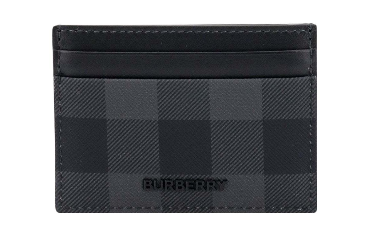 

Burberry Хлопковый кошелек для мужчин черно-серый держатель карт