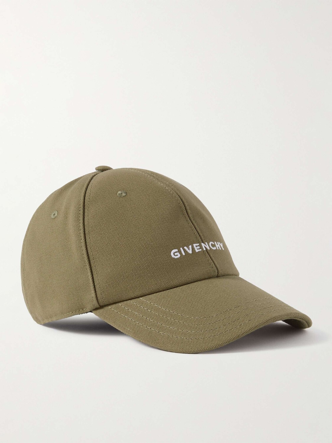 

Хлопковая бейсболка с вышитым логотипом GIVENCHY, зеленый