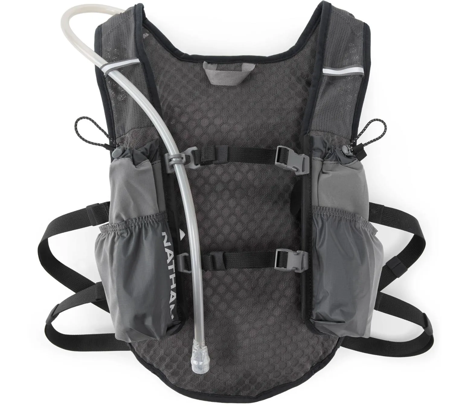 

Жилет для гидратации TrailMix на 12 литров 2.0 Nathan, Charcoal/Reflective Silver