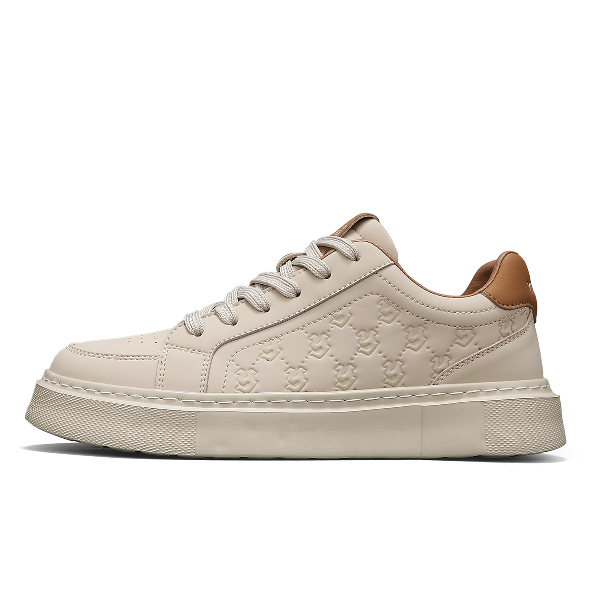 

YEARCON Скользоустойчивые мужские скейтерские кеды низкие хаки, цвет Khaki
