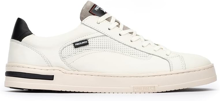 

Мужские кожаные кроссовки Pikolinos Xativa для мужчин, слоновая кость, слоновая кость