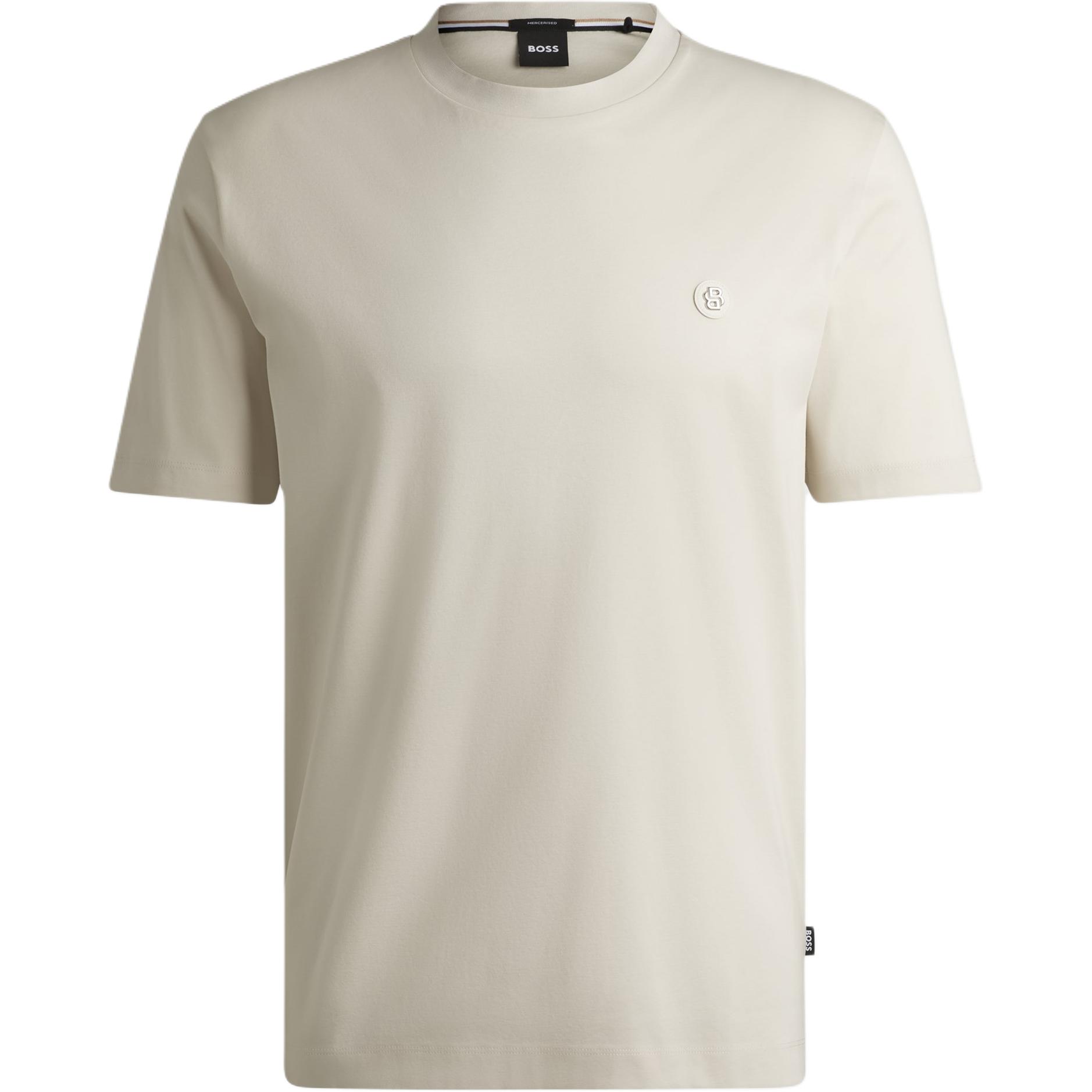 

Босс Дабл Би Монограмма Футболка с длинным рукавом HUGO BOSS, бежевый