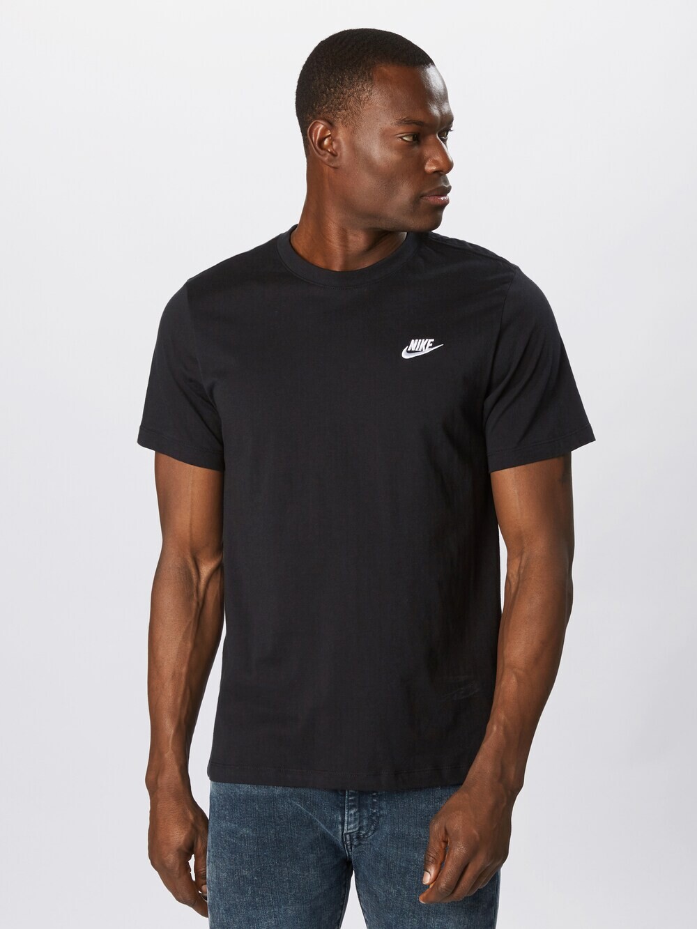 Футболка стандартного кроя Nike Sportswear Club, черный — фото 2