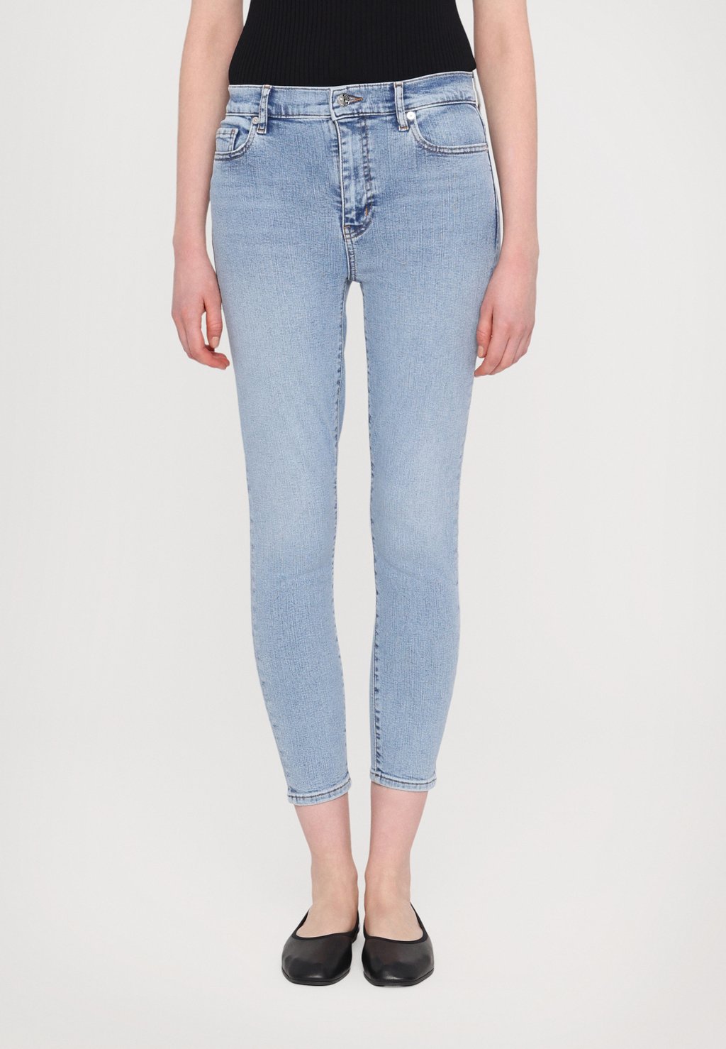 

Джинсы LE HIGH SKINNY CROP FRAME, светло-голубой