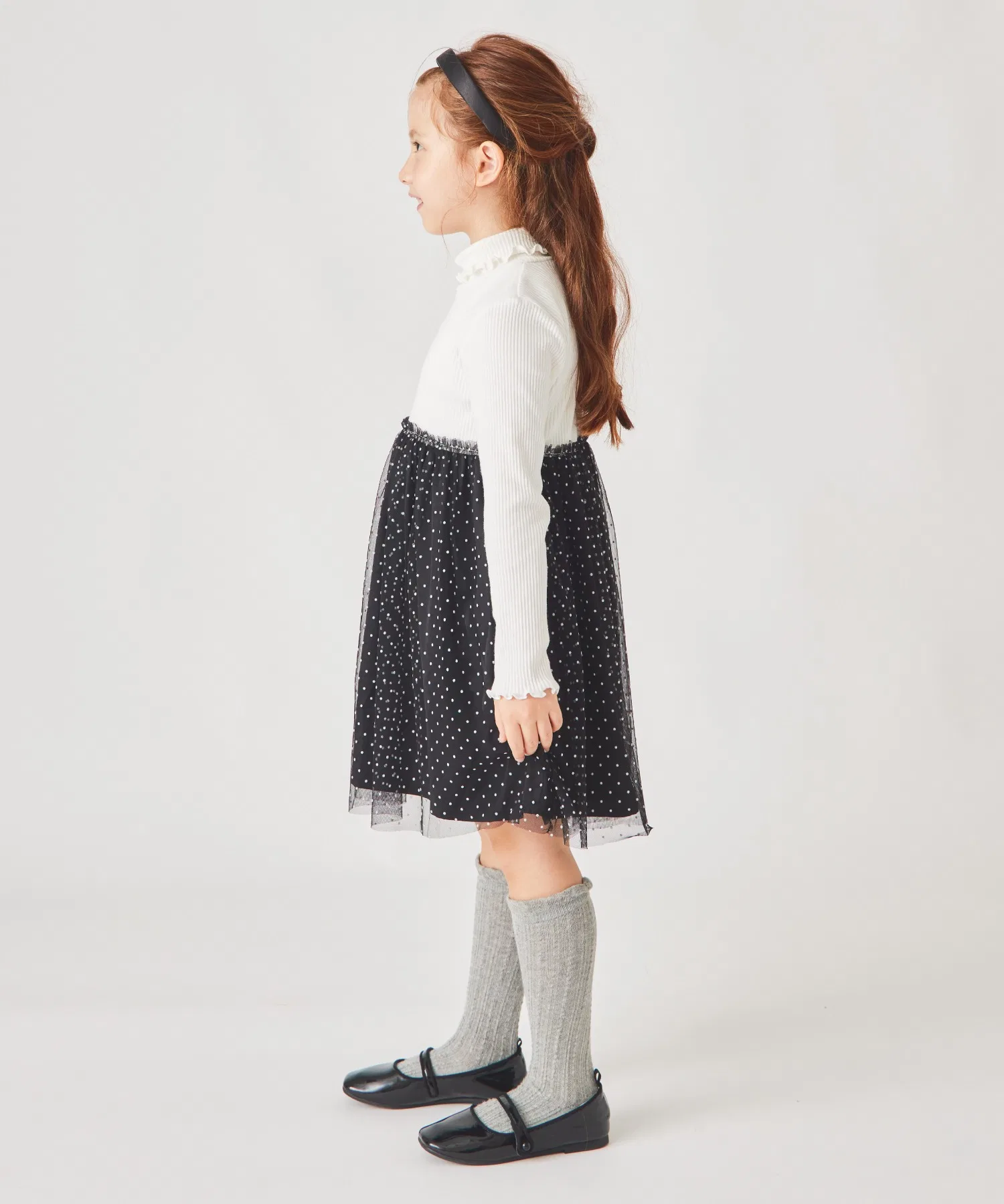 Детское платье с юбкой-тюлем ever closet чёрное — фото 2