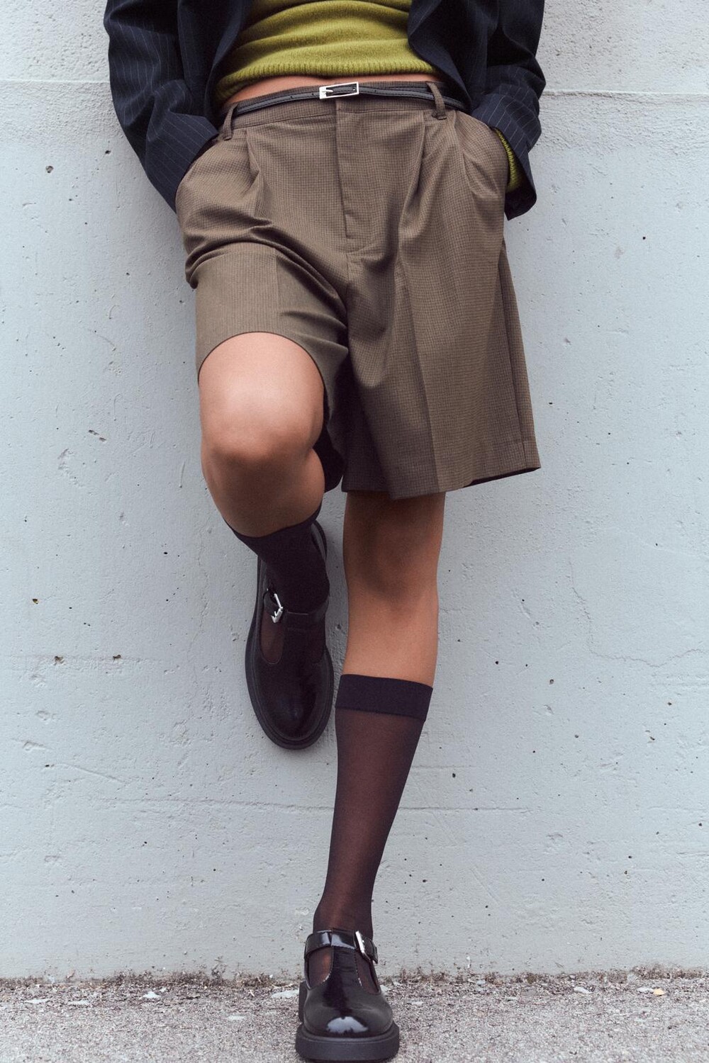 

Плоские туфли ZARA, черный