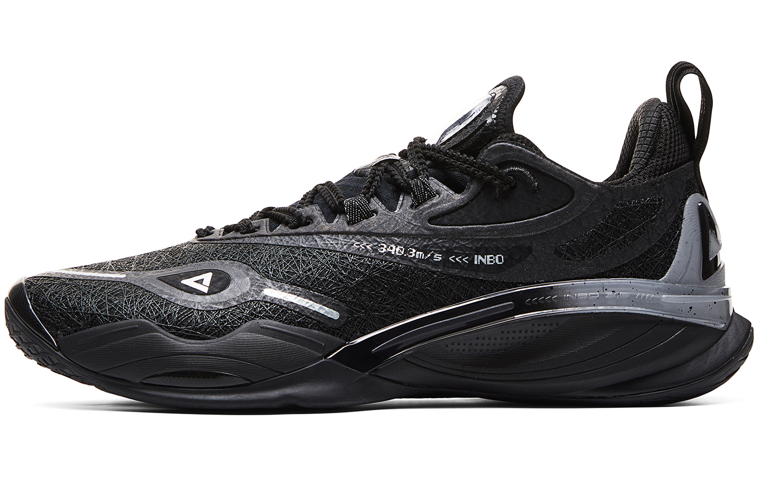 

PEAK Износостойкие баскетбольные кроссовки All Black, цвет All Black