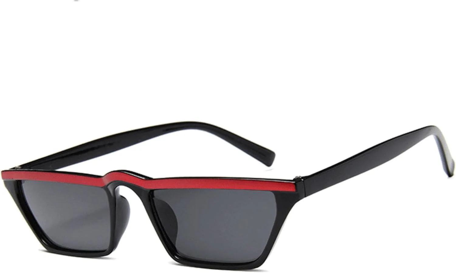 

Ретро маленькие солнцезащитные очки для женщин "кошачий глаз" Солнцезащитные очки для мужчин Винтажная мода Крутые оттенки Красный Желтый SZVVBKK, Brightblack Grey