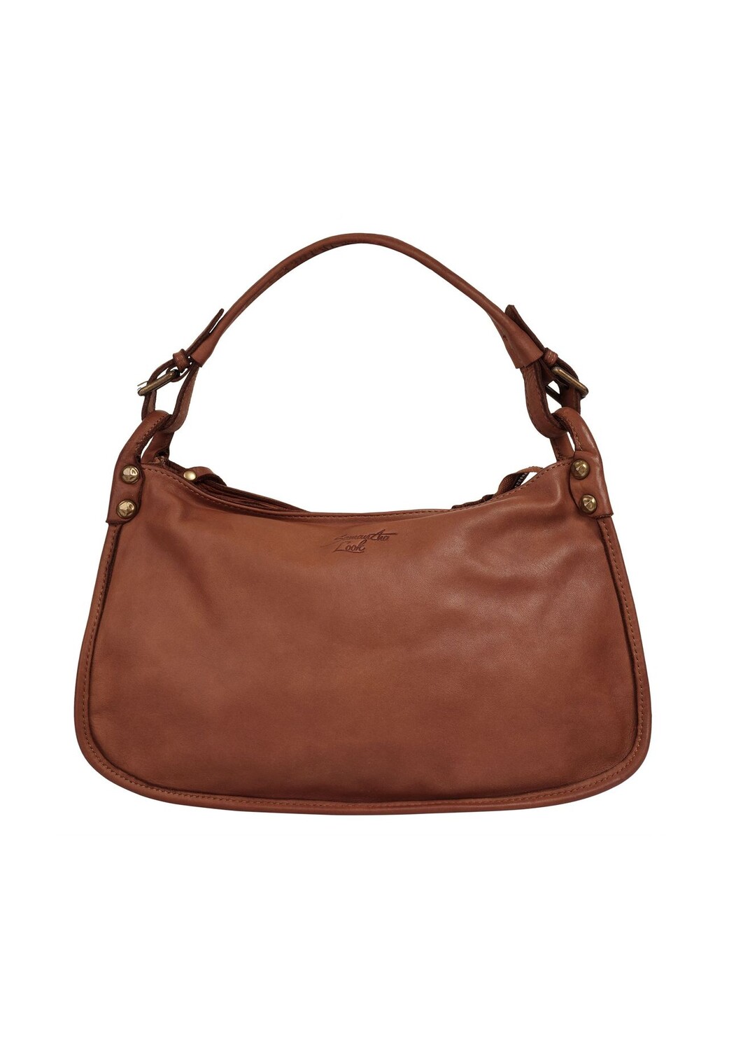 

Сумочка, натуральная кожа, производство Италия Samantha Look, цвет Cognac