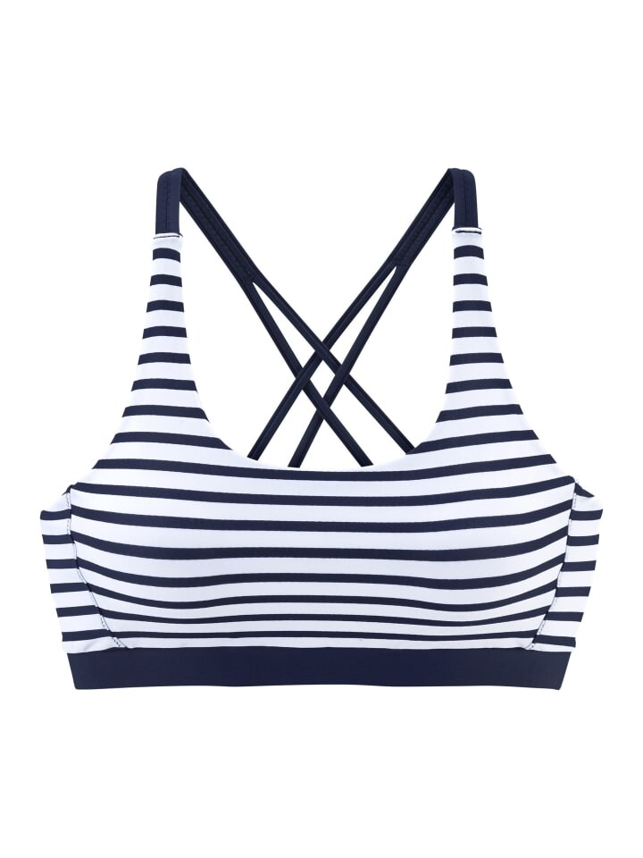 

Верх бикини Venice Beach Top »Summer«, цвет weiß-marine-gestreift