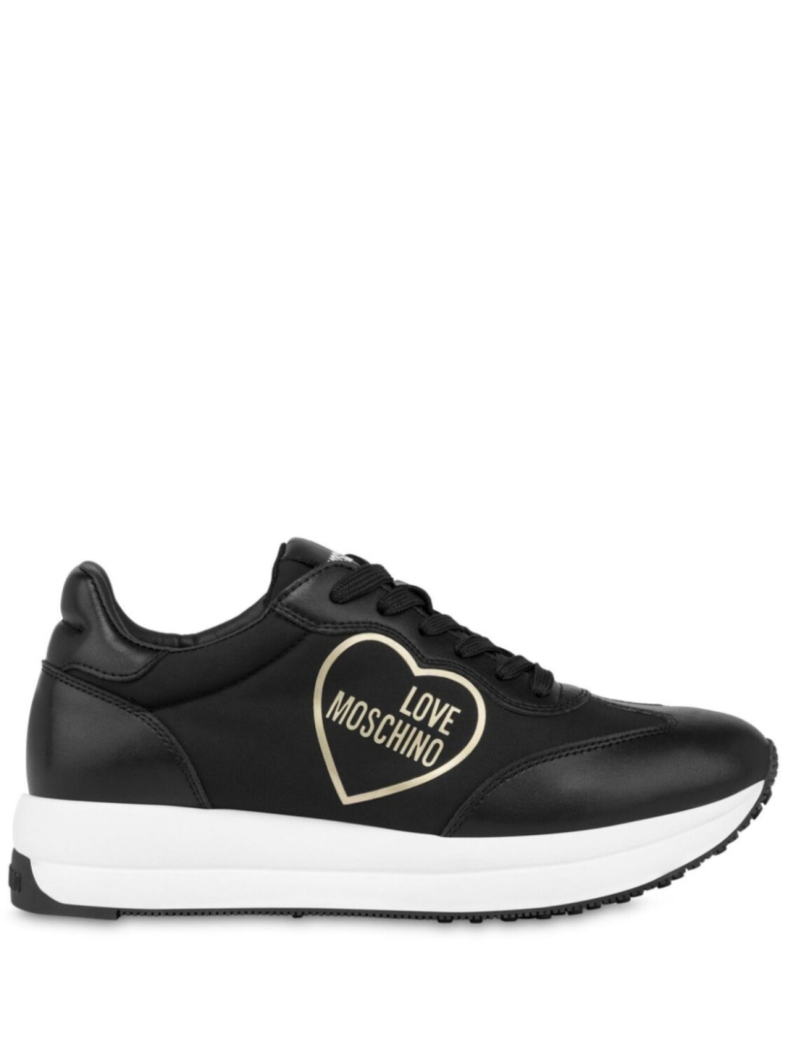 

Love Moschino кроссовки с нашивкой-логотипом, черный