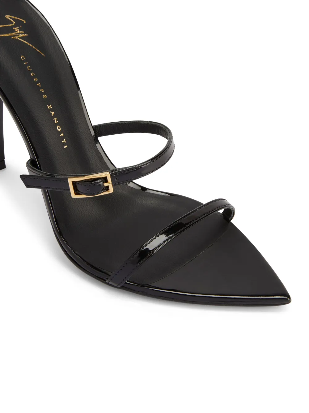 Лакированные босоножки Intriigo Abely 105 Giuseppe Zanotti, черный — фото 4