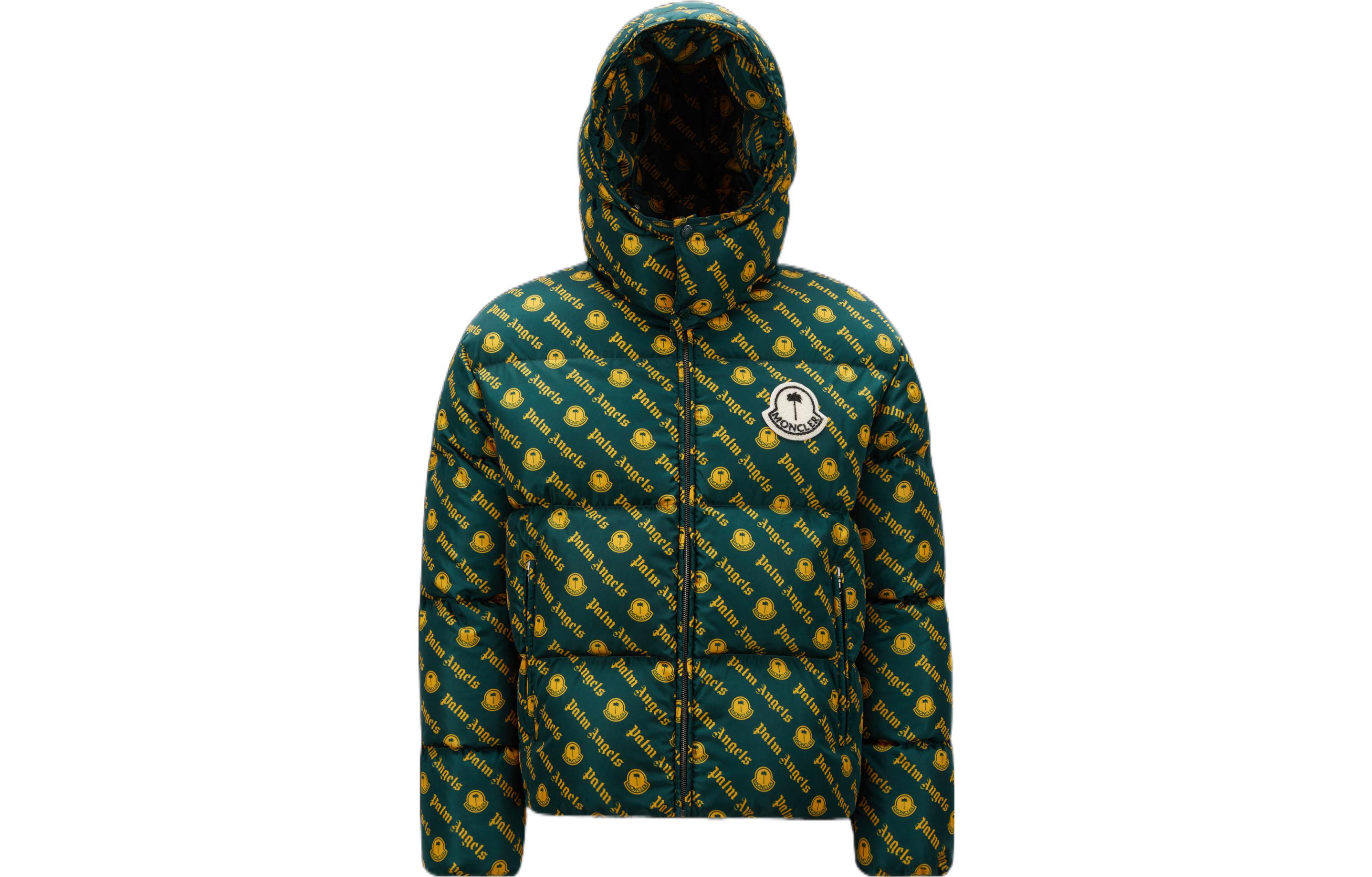 

MONCLER GENIUS Короткая пуховая куртка Moncler X Palm Angels Thompson, Green