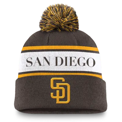 

Шапка Nike San Diego Padres Team Stripe Peak, коричневый