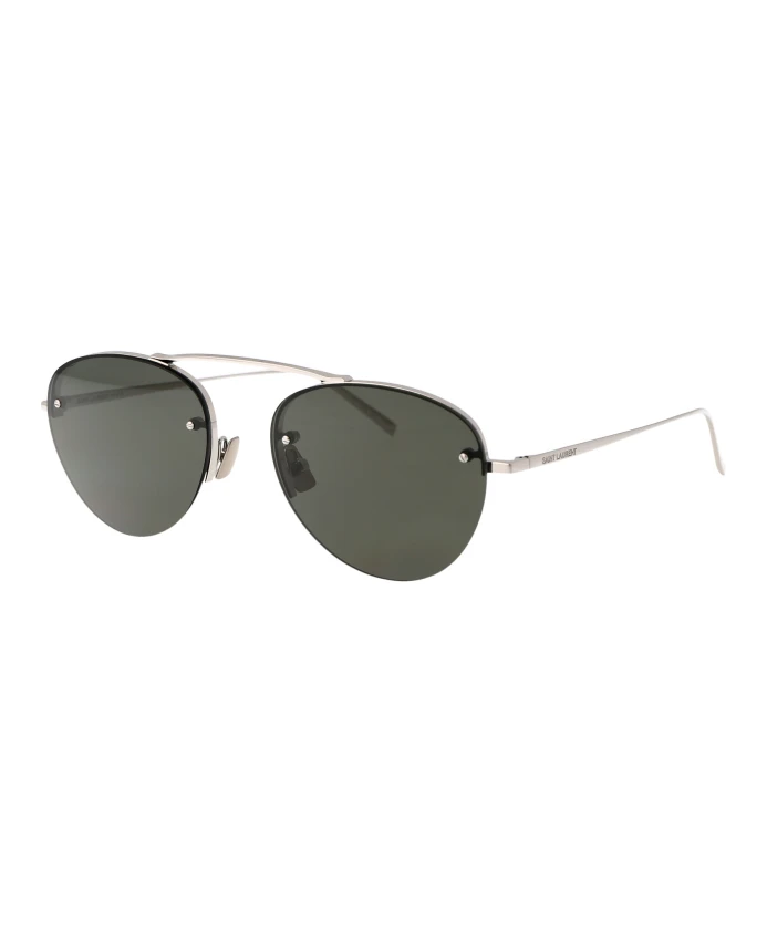 

Стильные солнцезащитные очки sl 581 Saint Laurent, серый