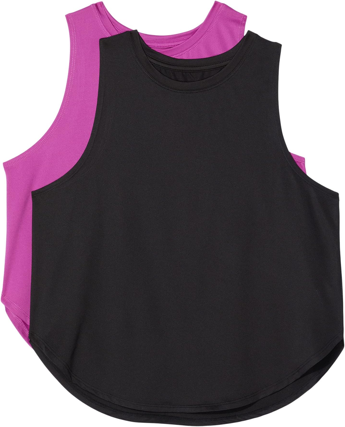 

Топ Jockey Active 2-Pack Stealth Mesh Tank, цвет Deep Black/Vivid Viola