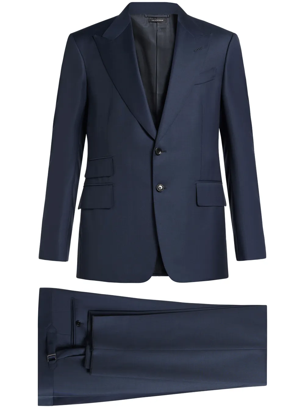 

Костюм с однобортным пиджаком TOM FORD, синий