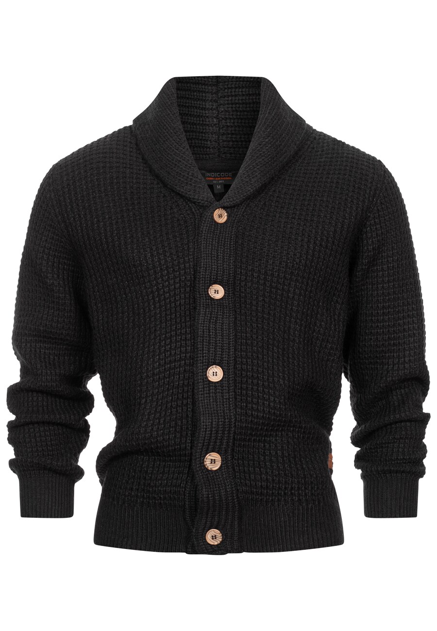 

Вязаный кардиган INDICODE JEANS Brandox, черный