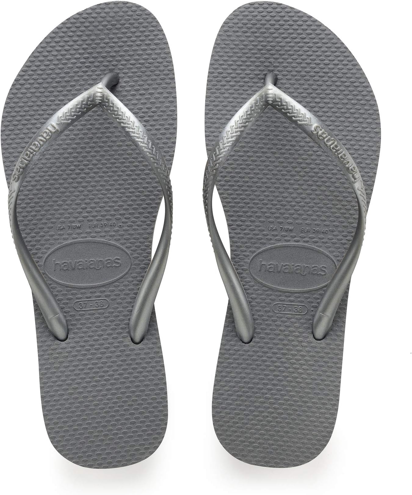 

Шлепанцы Slim Flip Flop Sandal Havaianas, цвет Steel Grey