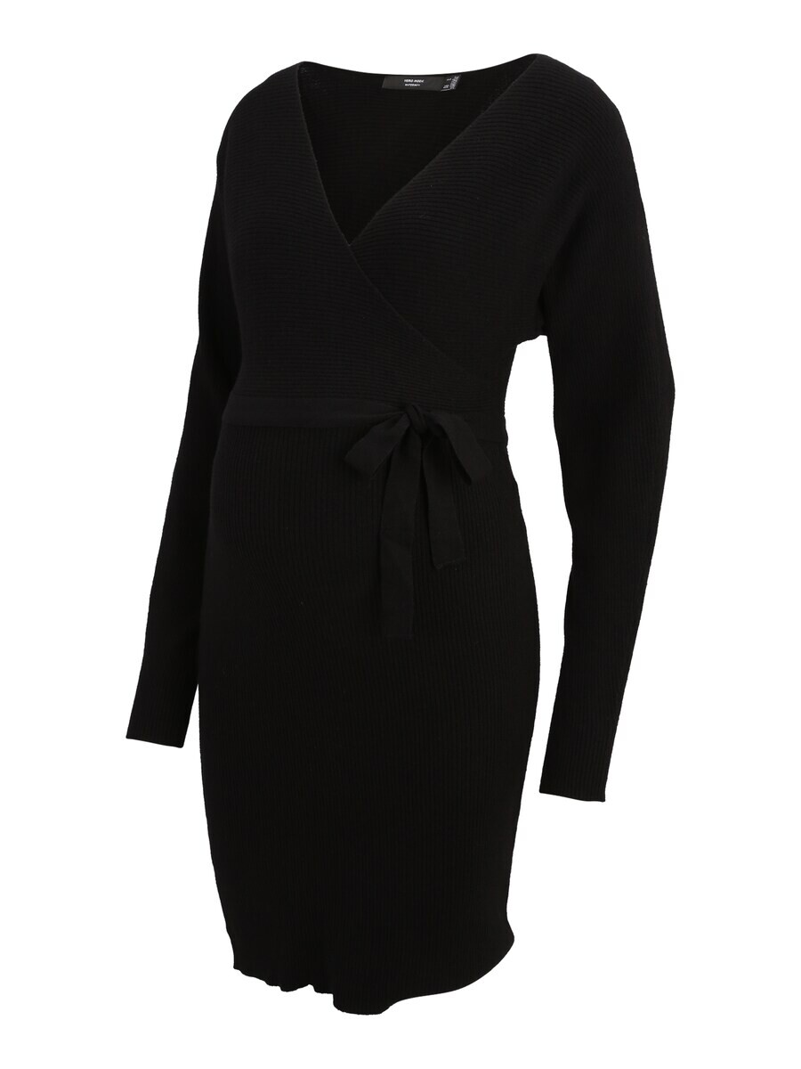 

Вязаное платье Vero Moda Maternity Knitted dress, черный