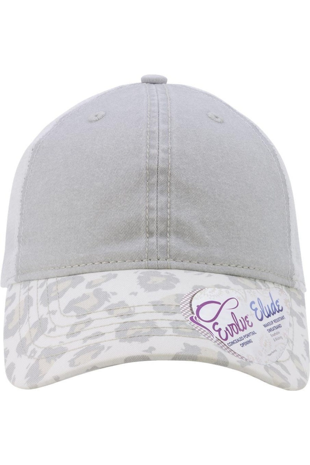 

Женская кепка Infinity Her с принтом и сетчатой ​​задней частью, grey/ snow leopard/ white