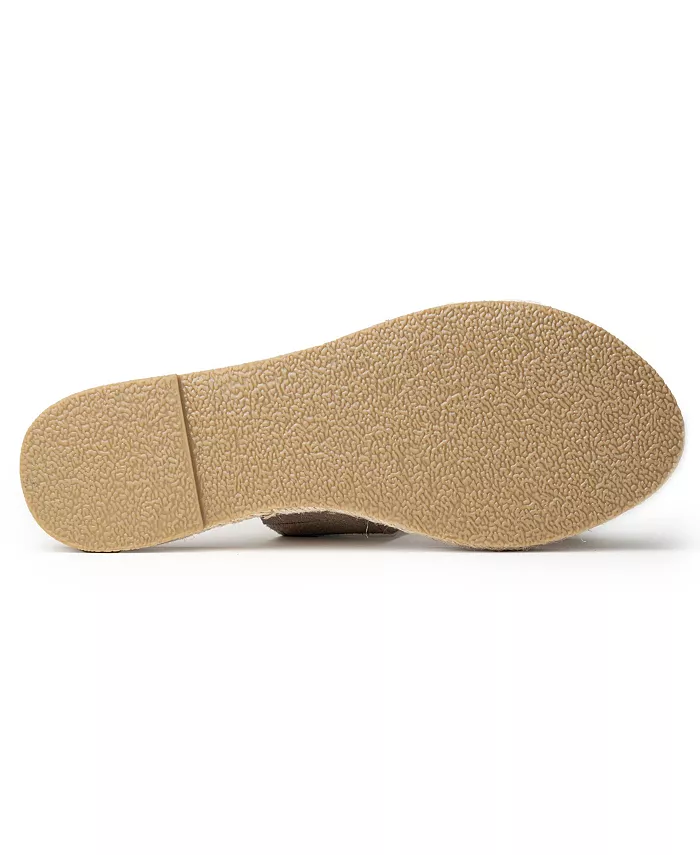 Женские слайдеры Poppie из замши Minnetonka, синий — фото 4