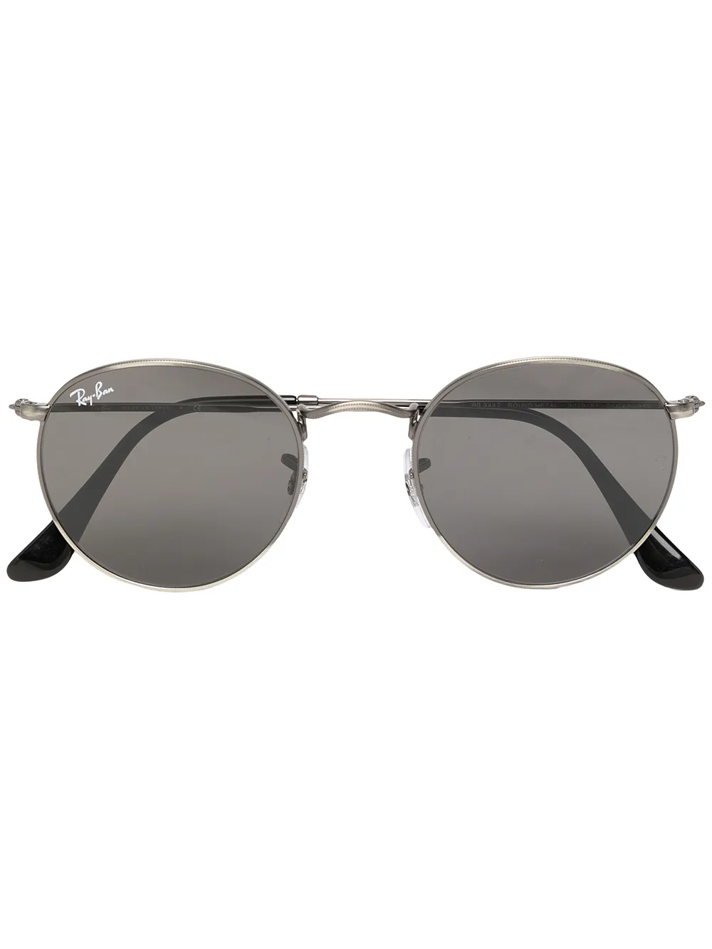 

Солнцезащитные очки в круглой затемненной оправе Ray-Ban, черный