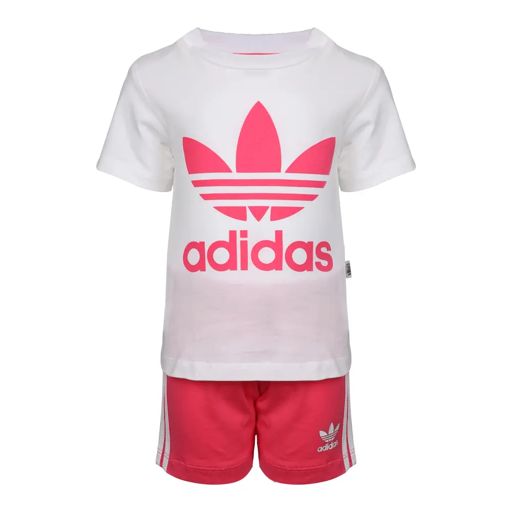 Adidas Originals Повседневная спортивная одежда White/Natural Pink для младенцев и малышей — фото 3