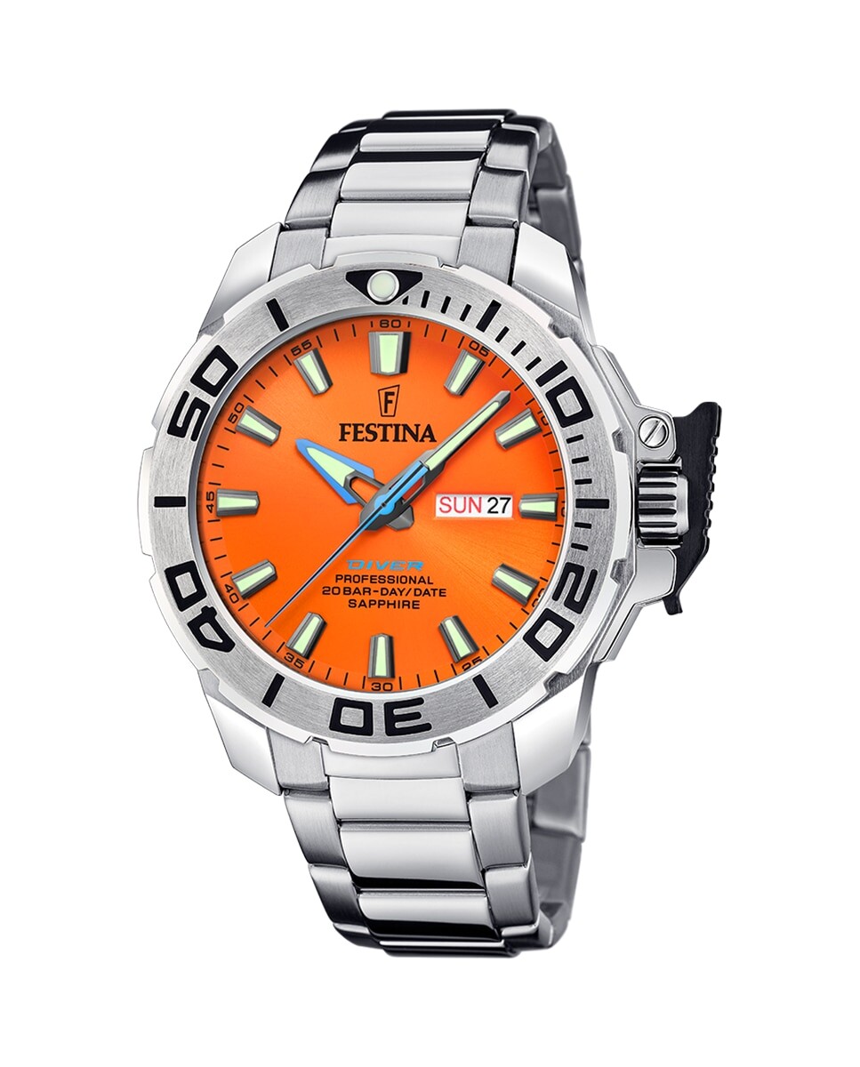 

F20665/5 The Originals мужские часы из серебряной стали Festina, серебро