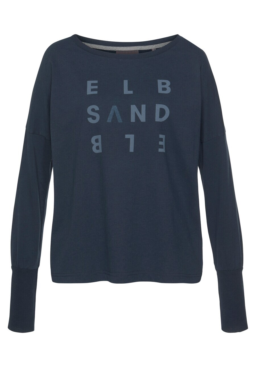 

Лонгслив Elbsand Shirt, цвет marine blue/dusty blue