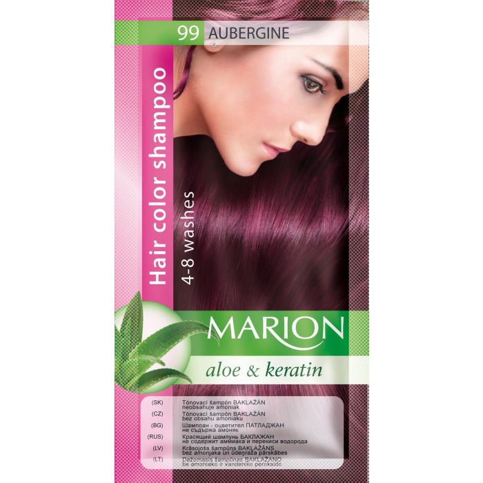 

Шампунь Hair Color Shampoo Marion, 59 Ebony