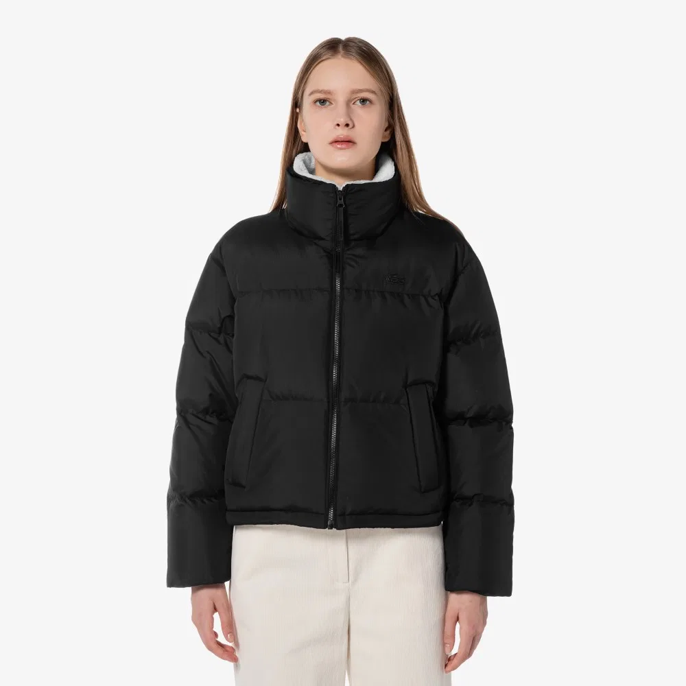 Пуховик Lacoste Укороченный, Чёрный
