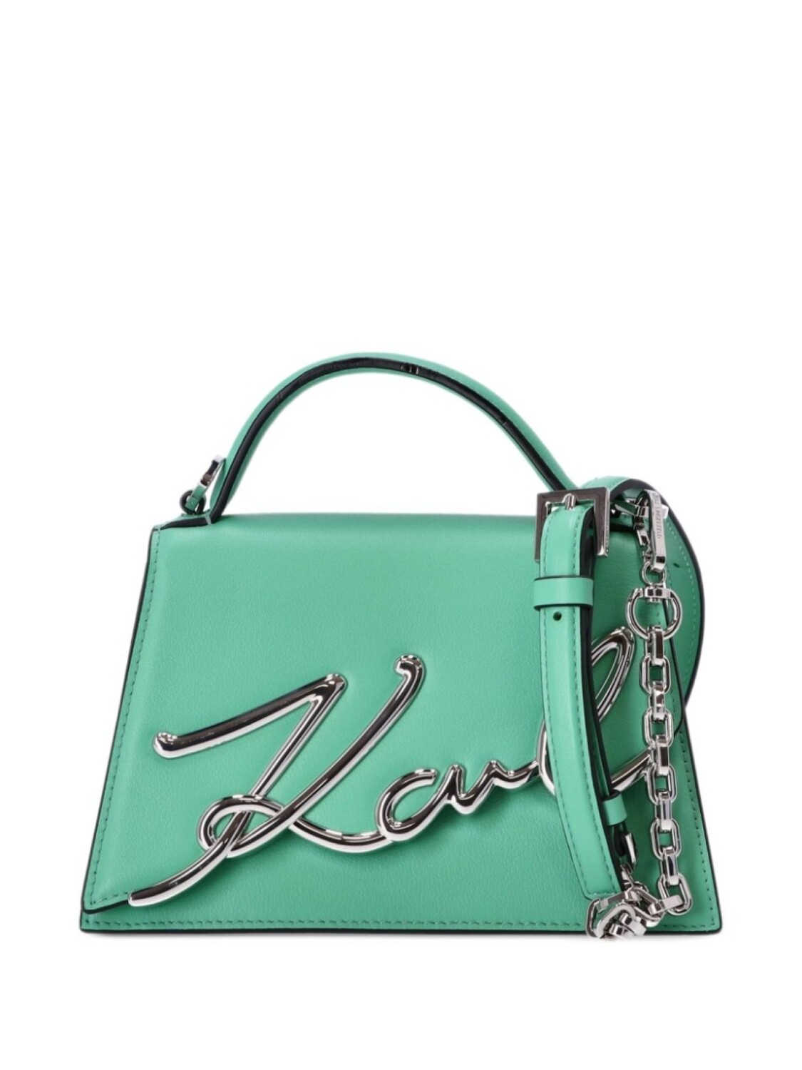 

Karl Lagerfeld маленькая через плечо K/Signature 2.0, зеленый