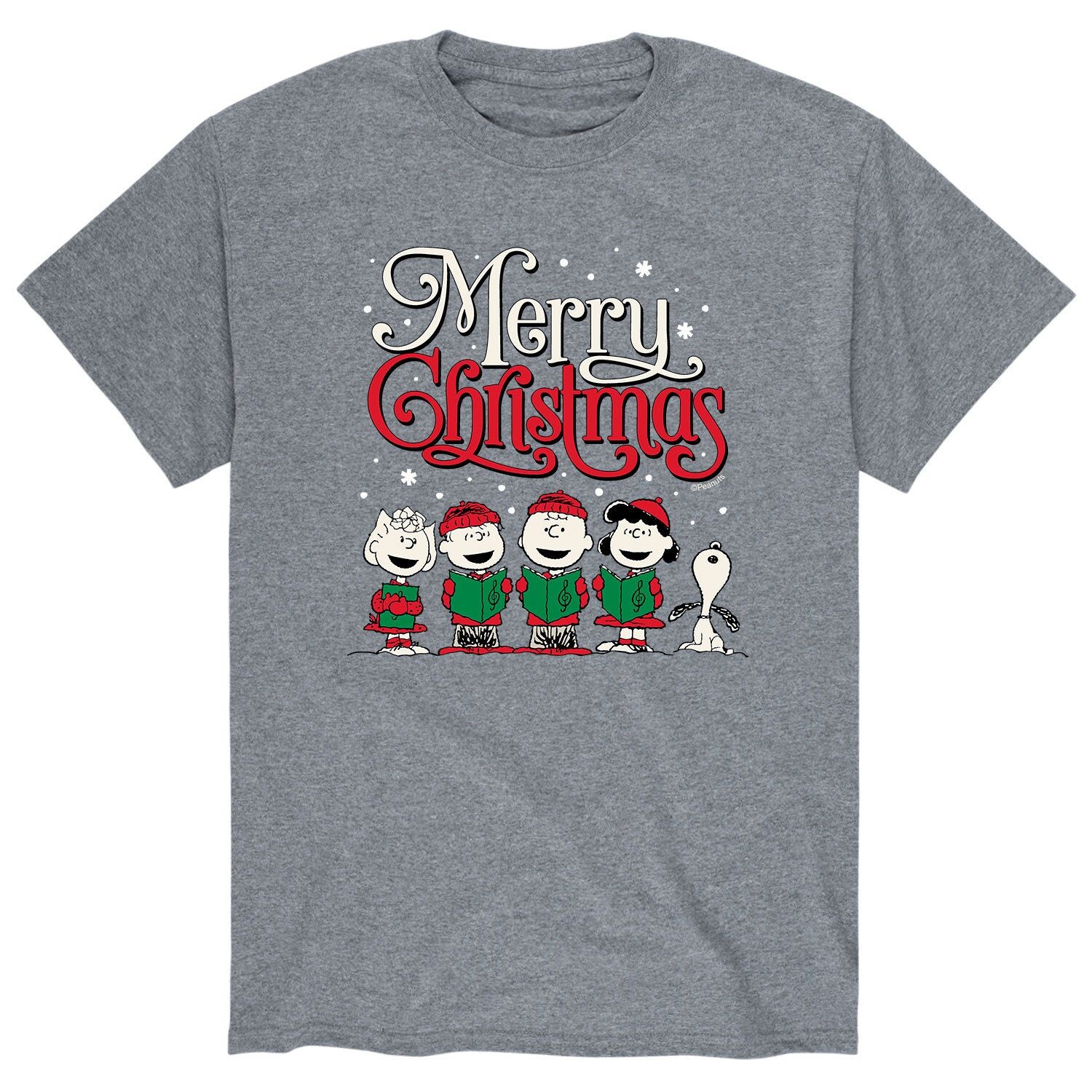 

Мужская футболка Merry Christmas с арахисом Licensed Character