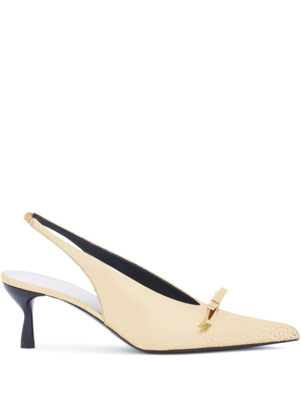 Lanvin туфли с бантом, золотистый