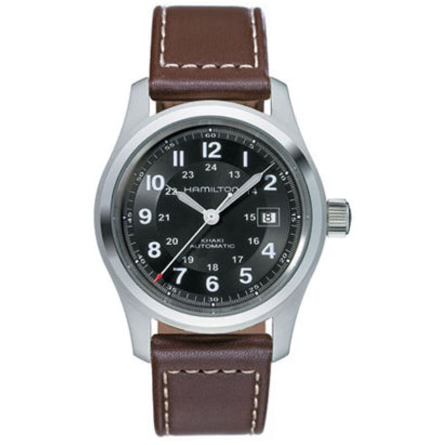 

Мужские часы Hamilton Khaki Field Auto 42MM с черным циферблатом H70555533