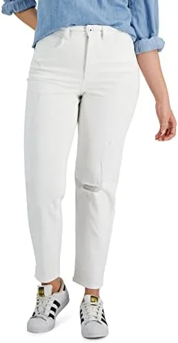 

Style & Co. Женские джинсы Mom с прямыми штанинами