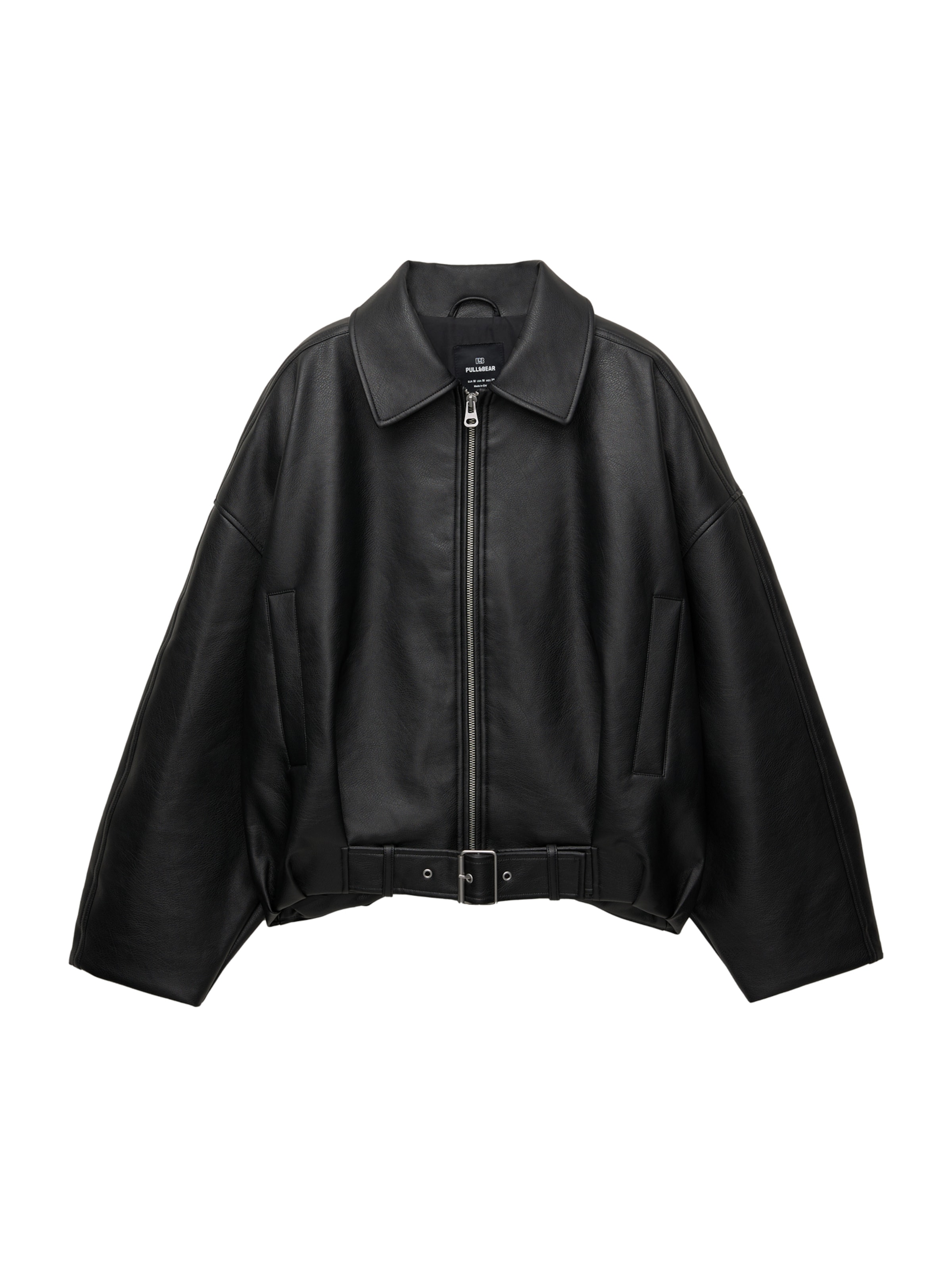 

Pull&Bear Куртка для межсезонья в черном цвете