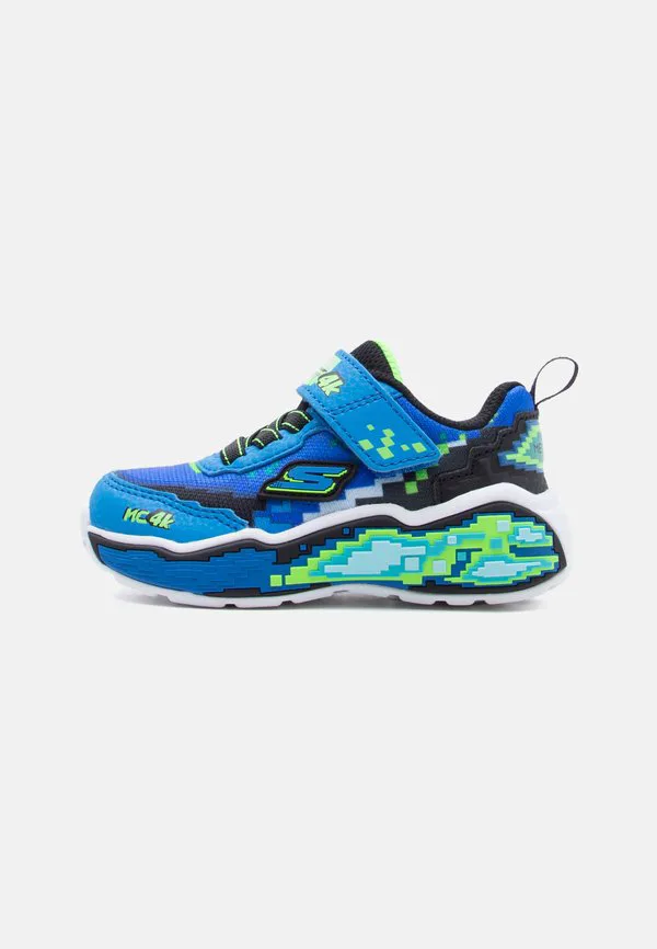 Низкие кроссовки mega scene Skechers, Blue/Black/Lime