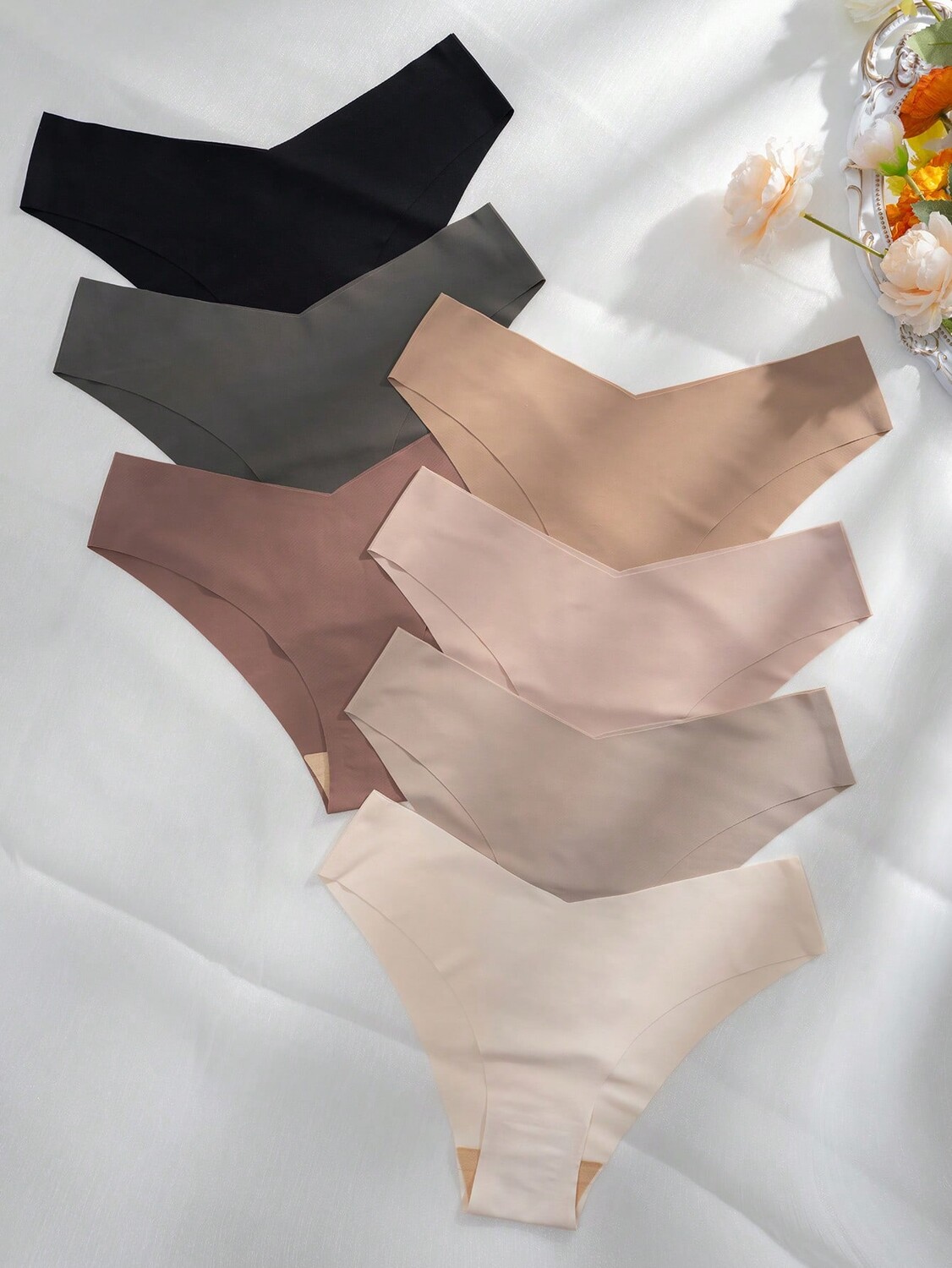 

Простое однотонное нижнее белье, 7 шт, мультиколор