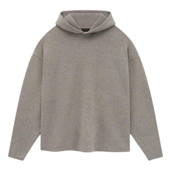 

Толстовка ss24 knit hoodie 'heather grey' Fear Of God Essentials, серый