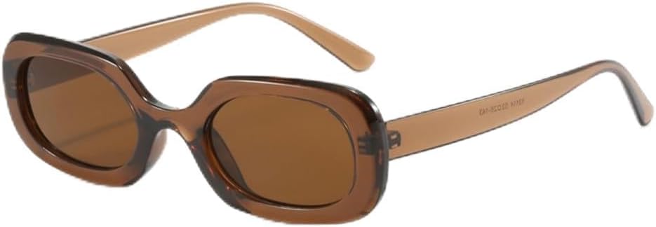 

Солнцезащитные очки в стиле ретро-панк, маленькая оправа, прямоугольные солнцезащитные очки для женщин с защитой от УФ-излучения UV400, очки для активного отдыха HDUBFY, 5