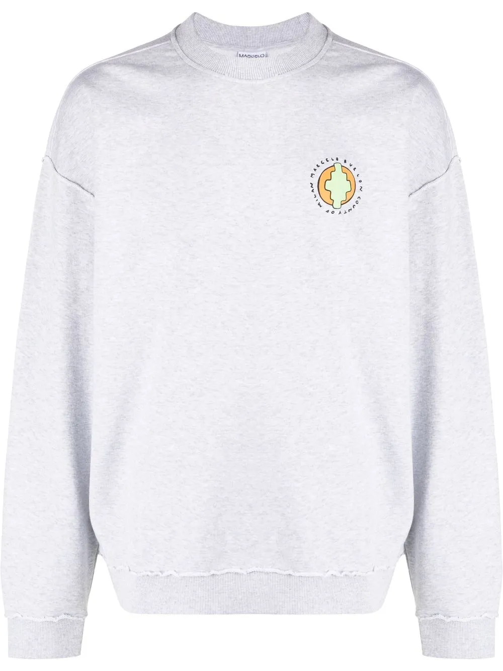 

Толстовка Sunset Bird с логотипом Marcelo Burlon County of Milan, серый