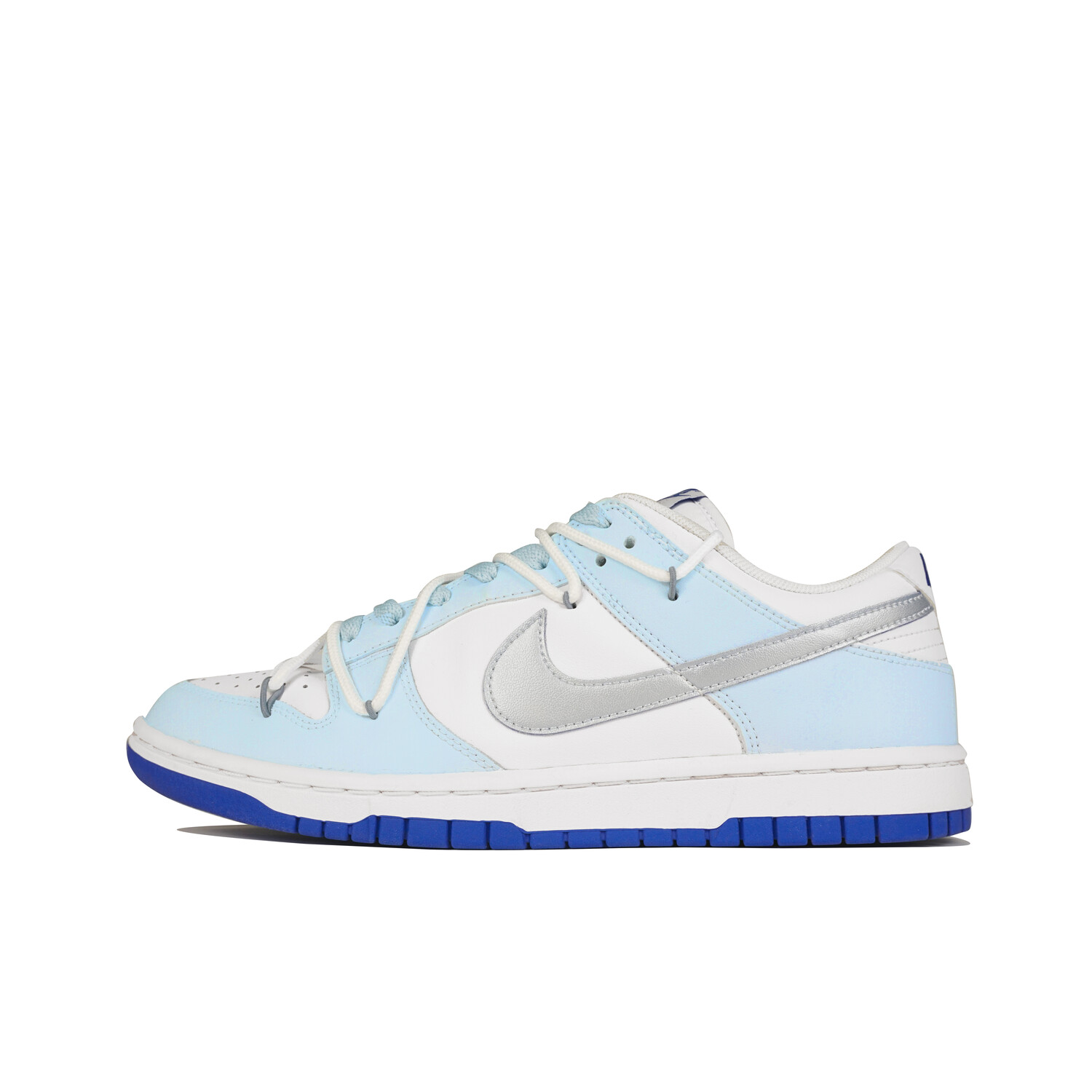 

Кроссовки Nike Dunk Skateboarding Shoes Women's Low-top White/Silver, голубой, Синий, Кроссовки Nike Dunk Skateboarding Shoes Women's Low-top White/Silver, голубой