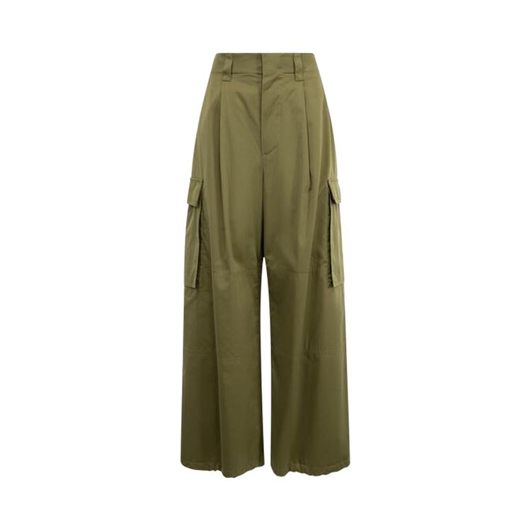 

Брюки Loewe Cargo Trousers 'Khaki Green', зеленый