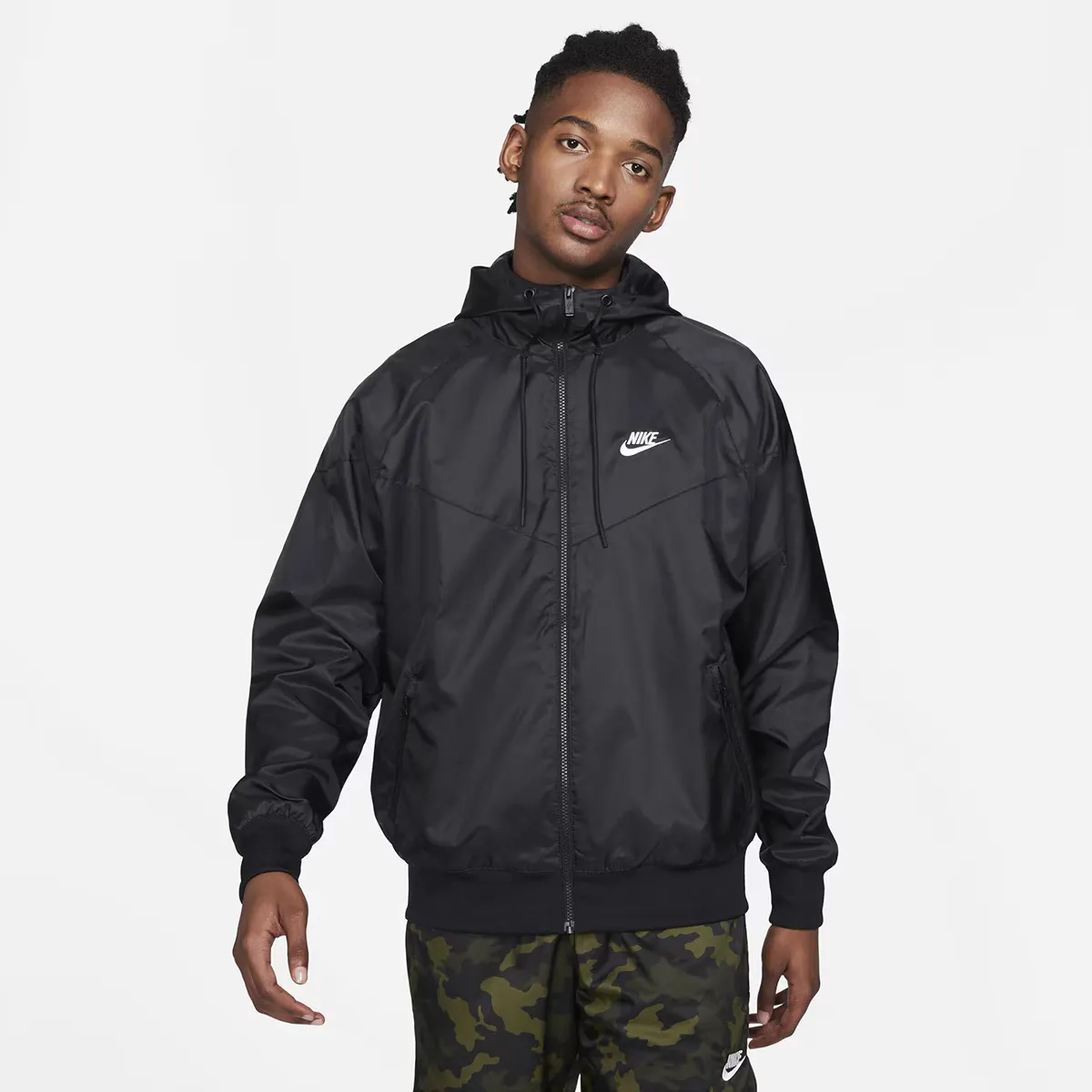 

Мужская спортивная одежда Heritage Essentials Windrunner Nike Куртка, чёрный