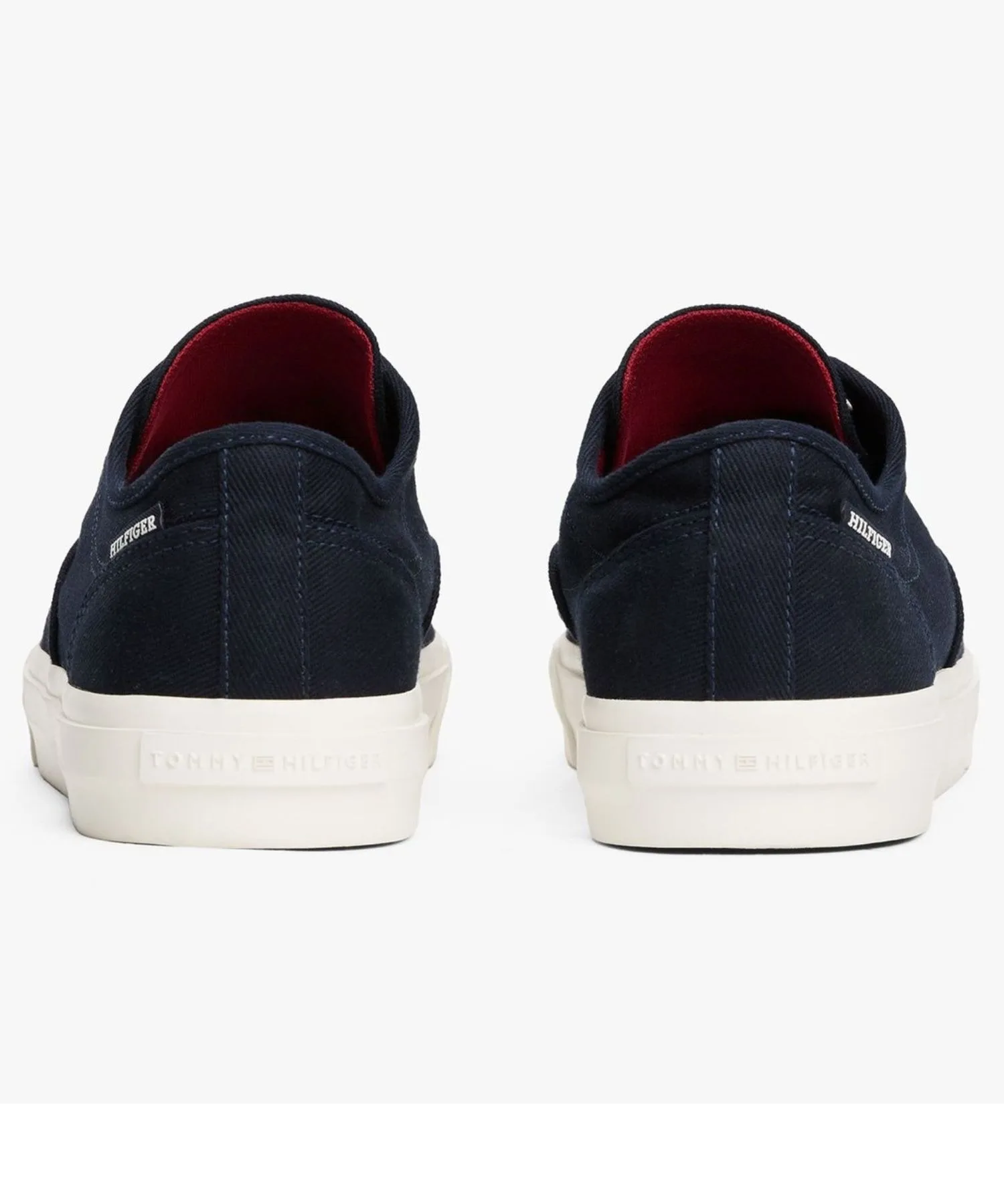 Мужские кеды из текстиля Tommy Hilfiger низкие красные — фото 4