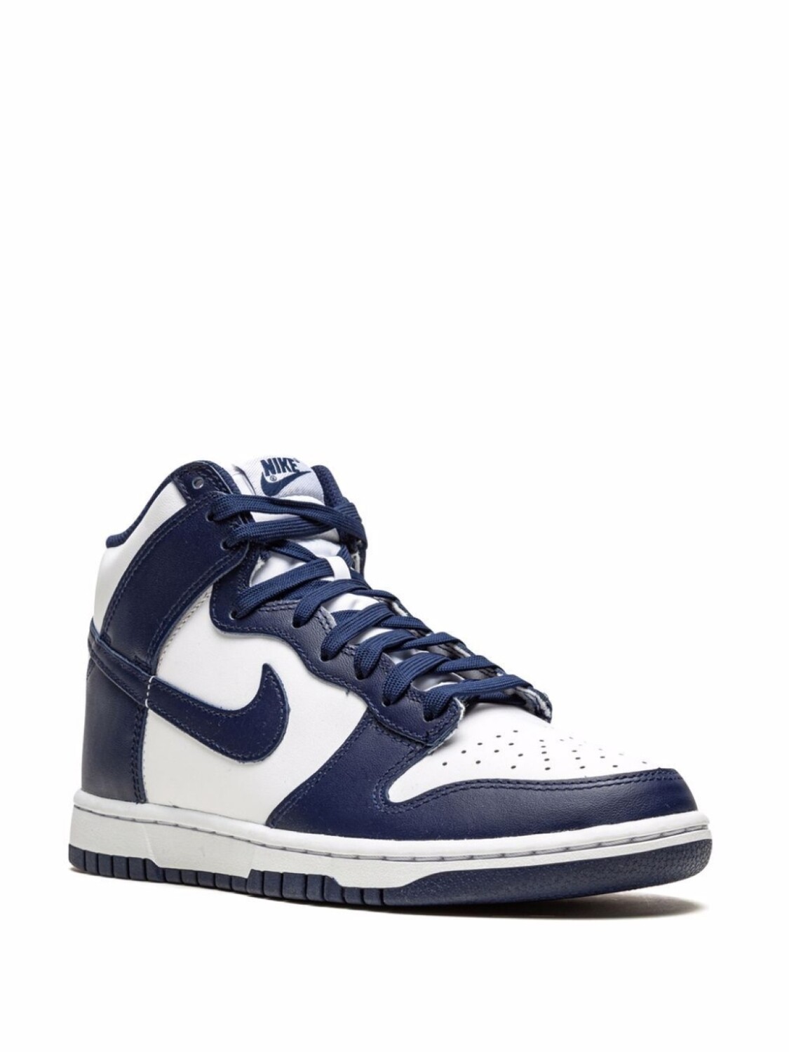 Кроссовки Dunk High Nike, белый — фото 2