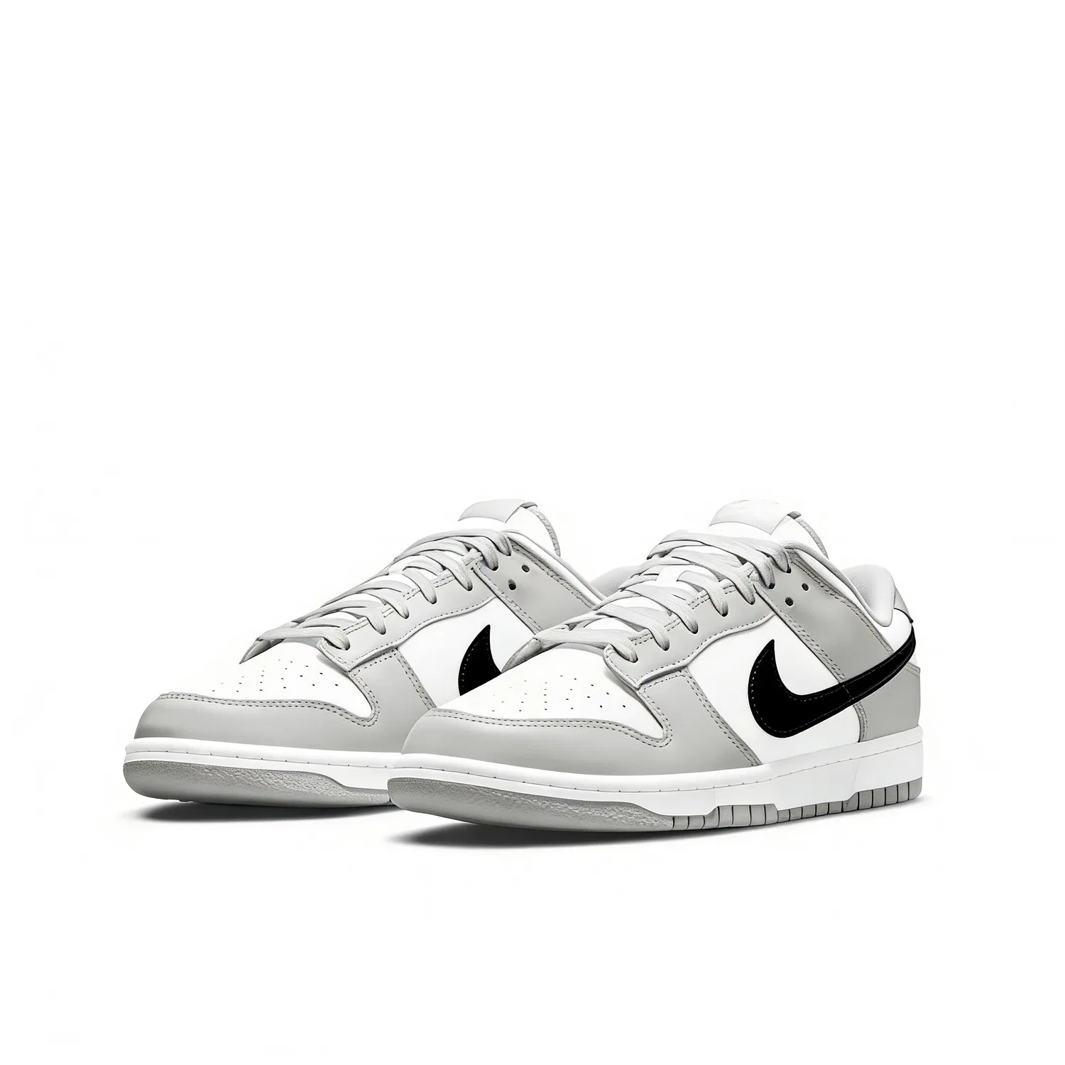 Кроссовки Nike Dunk Low серые — фото 4